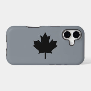 Canadian Black Maple Leaf Symbol
