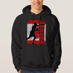 Canadian Boxing Team Canada Flag Boxing Gloves Hoodie