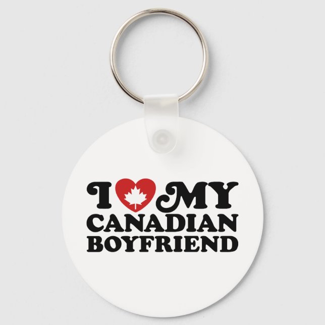 Canadian Boyfriend Key Ring (Front)