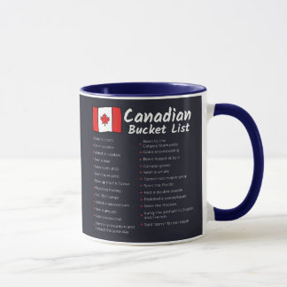 Canadian Bucket List  Mug