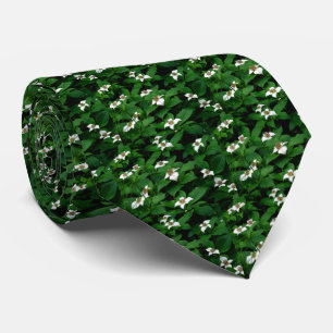 Canadian Bunchberry Men's Tie