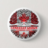 Canadian Canada Tree Roots Flag