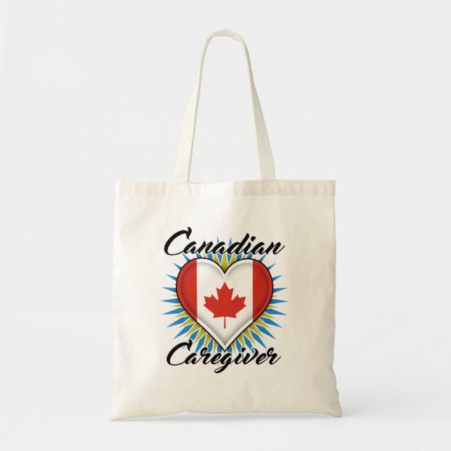 Canadian Caregiver tote bag (Front)
