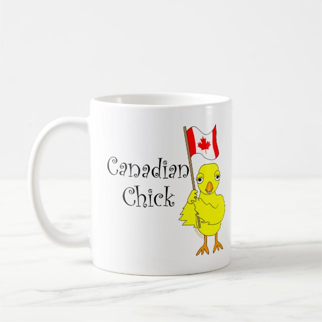 Canadian Chick Coffee Mug (Left)