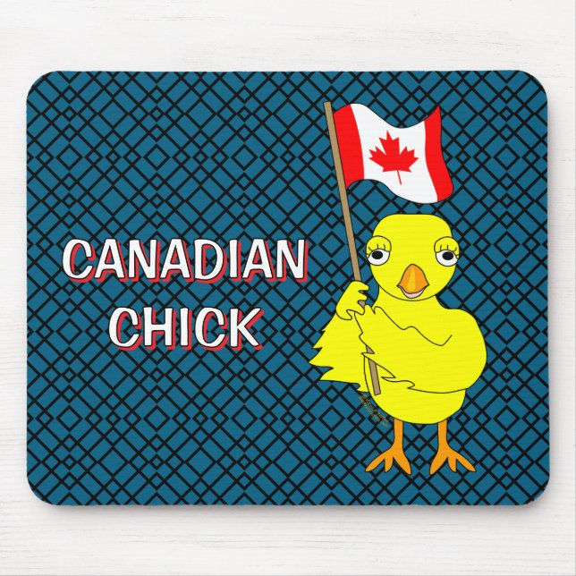 Canadian Chick Mouse Pad (Front)