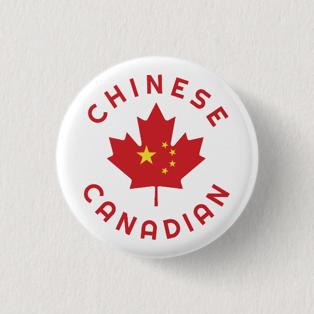 Canadian Chinese Roots 3 Cm Round Badge (Front)