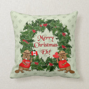 Canadian Christmas Cushion