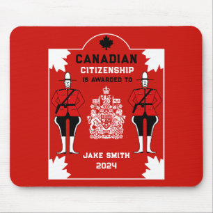 Canadian Citizenship Celebration Gift Mouse Pad