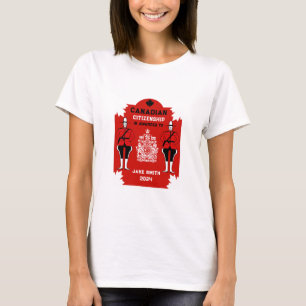 Canadian Citizenship Celebration Gift T-Shirt