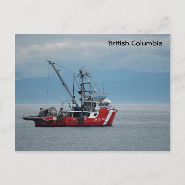 Canadian Coast Guard Postcard (Front)