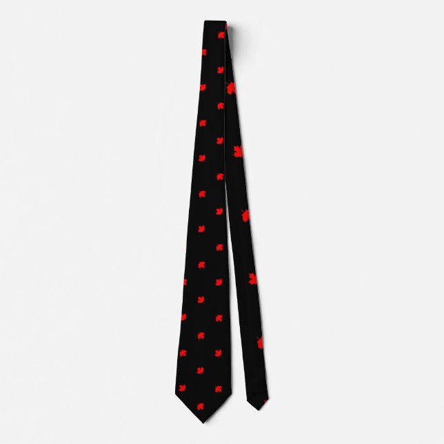 Canadian Cottage Maple Leaf Tie (Front)