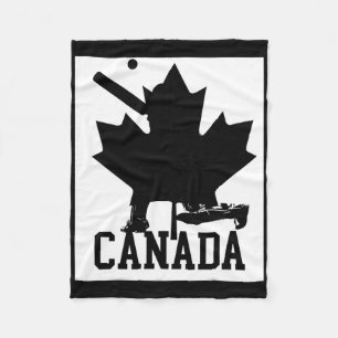 Canadian Cricket Shirt Canada Cricket Fleece Blanket
