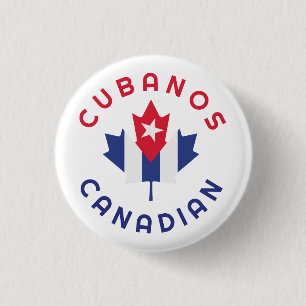 Canadian Cubanos Roots 3 Cm Round Badge