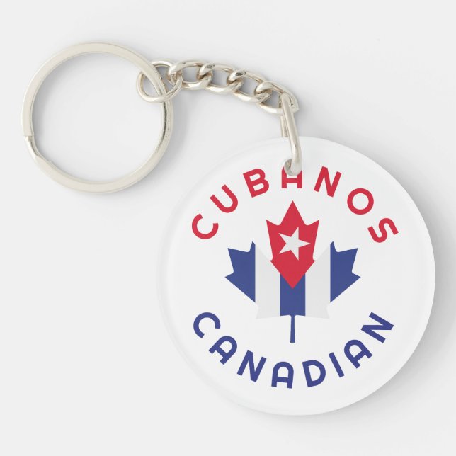 Canadian Cubanos Roots Key Ring (Front)