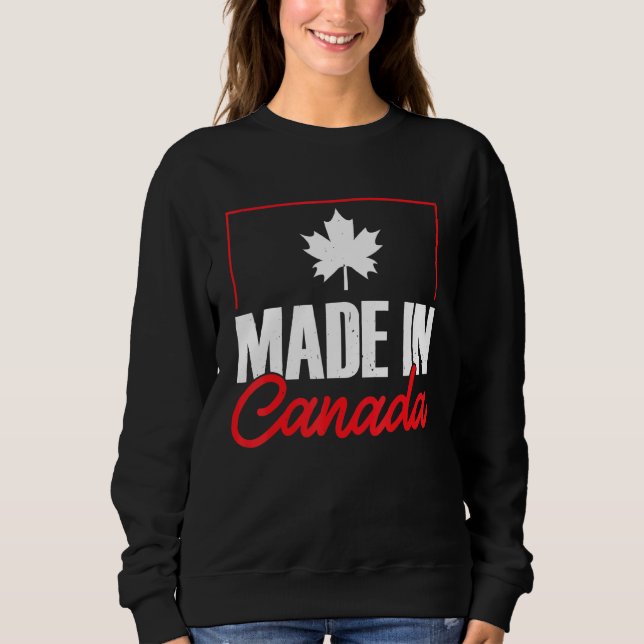 Canadian Day Maple Leaf Canada Pride Sweatshirt (Front)