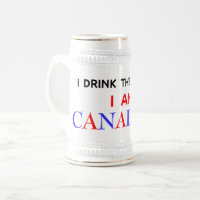 Canadian Drinker Beer Mug