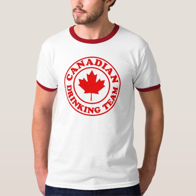 Canadian Drinking Team T-Shirt (Front)