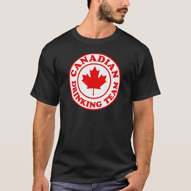Canadian Drinking Team T-Shirt (Front)