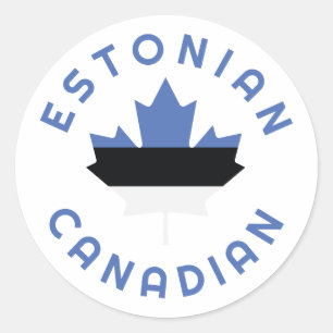 Canadian Egyptian Roots Classic Round Sticker