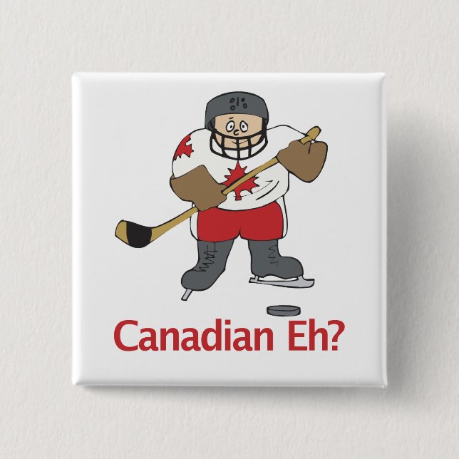 Canadian Eh? 15 Cm Square Badge (Front)