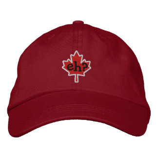 Canadian Eh? Embroidery Maple Leaf Embroidered Hat