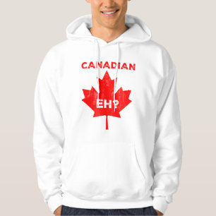Canadian Eh? Maple Leaf Hoodie