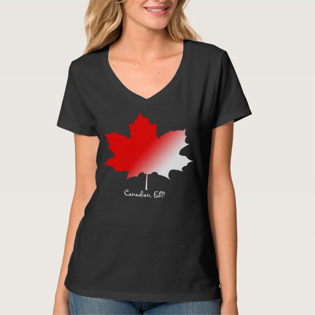 Canadian, Eh Maple Leaf T-shirt (Front)