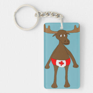 Canadian, Eh? Moose Key Ring