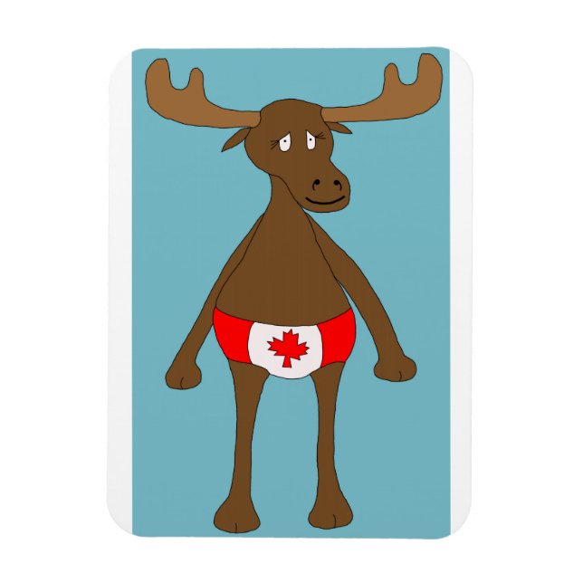 Canadian, Eh? Moose Magnet (Vertical)