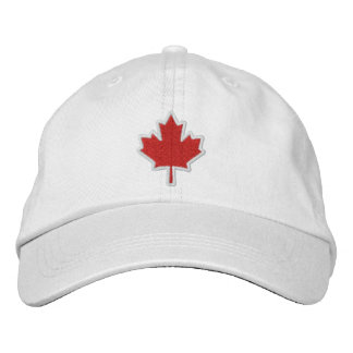 Canadian Embroidery Embroidered Maple Leaf Hat