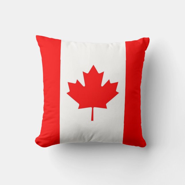 Canadian Flag American MoJo Pillow (Front)