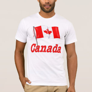 Canadian Flag and Text T-Shirt