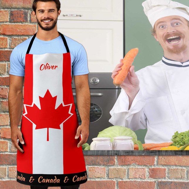 Canadian Flag apron, Canada Chefs kitchen Apron (Creator Uploaded)