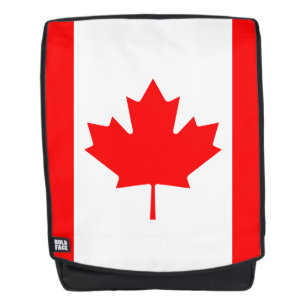 Canadian flag backpack