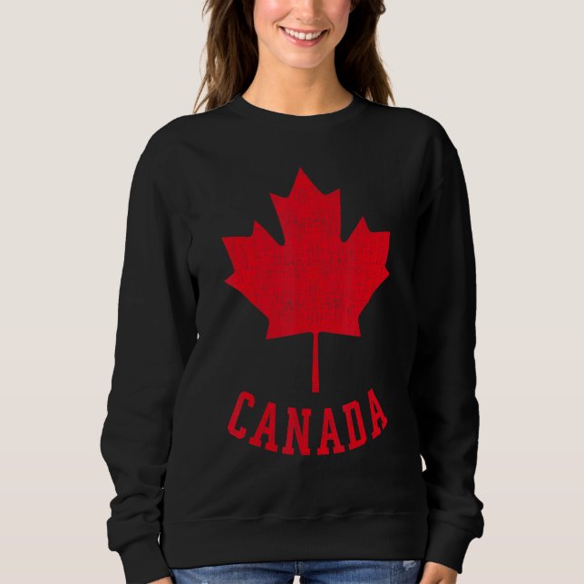Canadian Flag  Canada Independece Maple Leaf Men W Sweatshirt (Front)