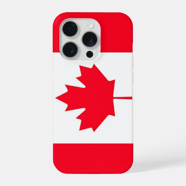 Canadian flag. CANADA. iPhone Case (Back)