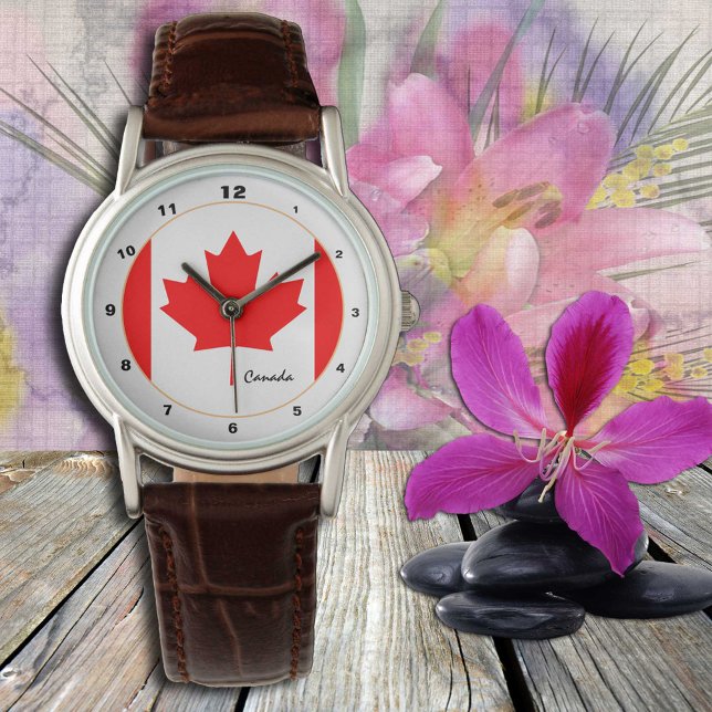 Canadian Flag, Canada trendy fashion /design watch (Creator Uploaded)