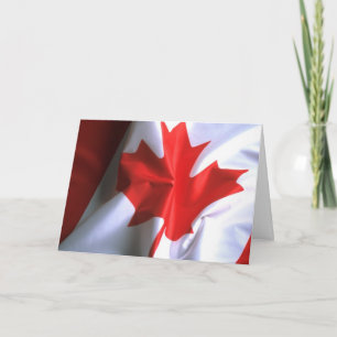 Canadian Flag Card