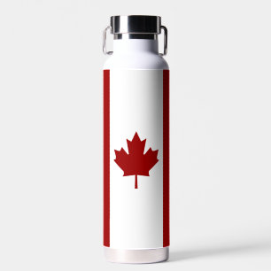 Canadian flag-coat of arms water bottle