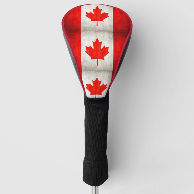 Canadian Flag Golf Head Cover (Front)