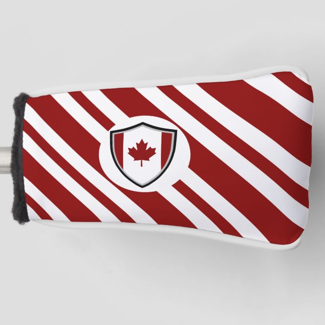 Canadian flag golf head cover (Front)