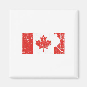 Canadian Flag - Ice Hockey  Magnet