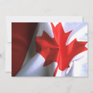 Canadian Flag Invitation