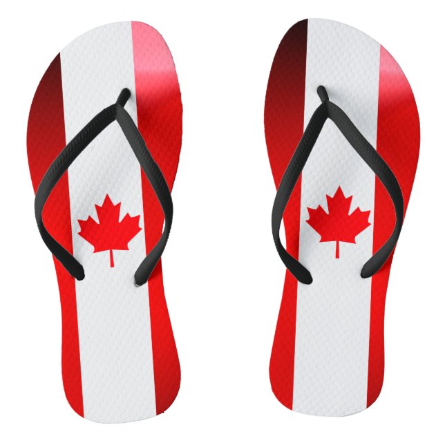 Canadian flag jandals (Footbed)