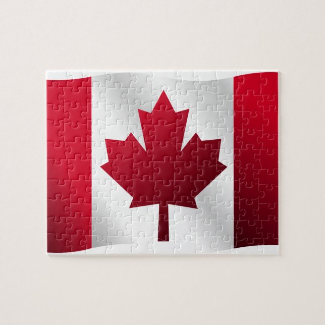 Canadian Flag Jigsaw Puzzle (Horizontal)