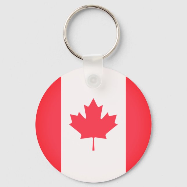 Canadian Flag Key Ring (Front)