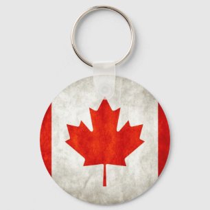 Canadian Flag Key Ring