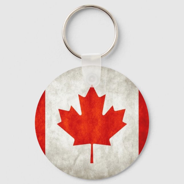 Canadian Flag Key Ring (Front)
