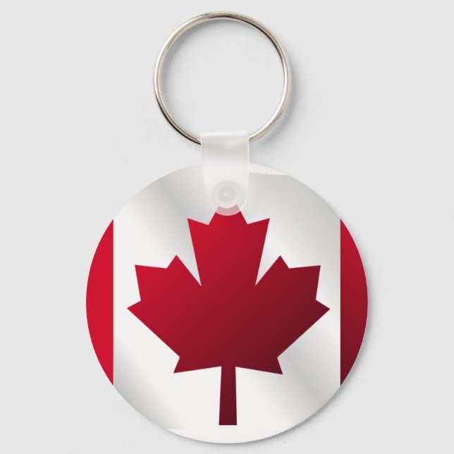 Canadian Flag Key Ring (Front)