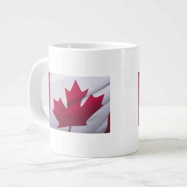 Canadian Flag. Large Coffee Mug (Front Left)